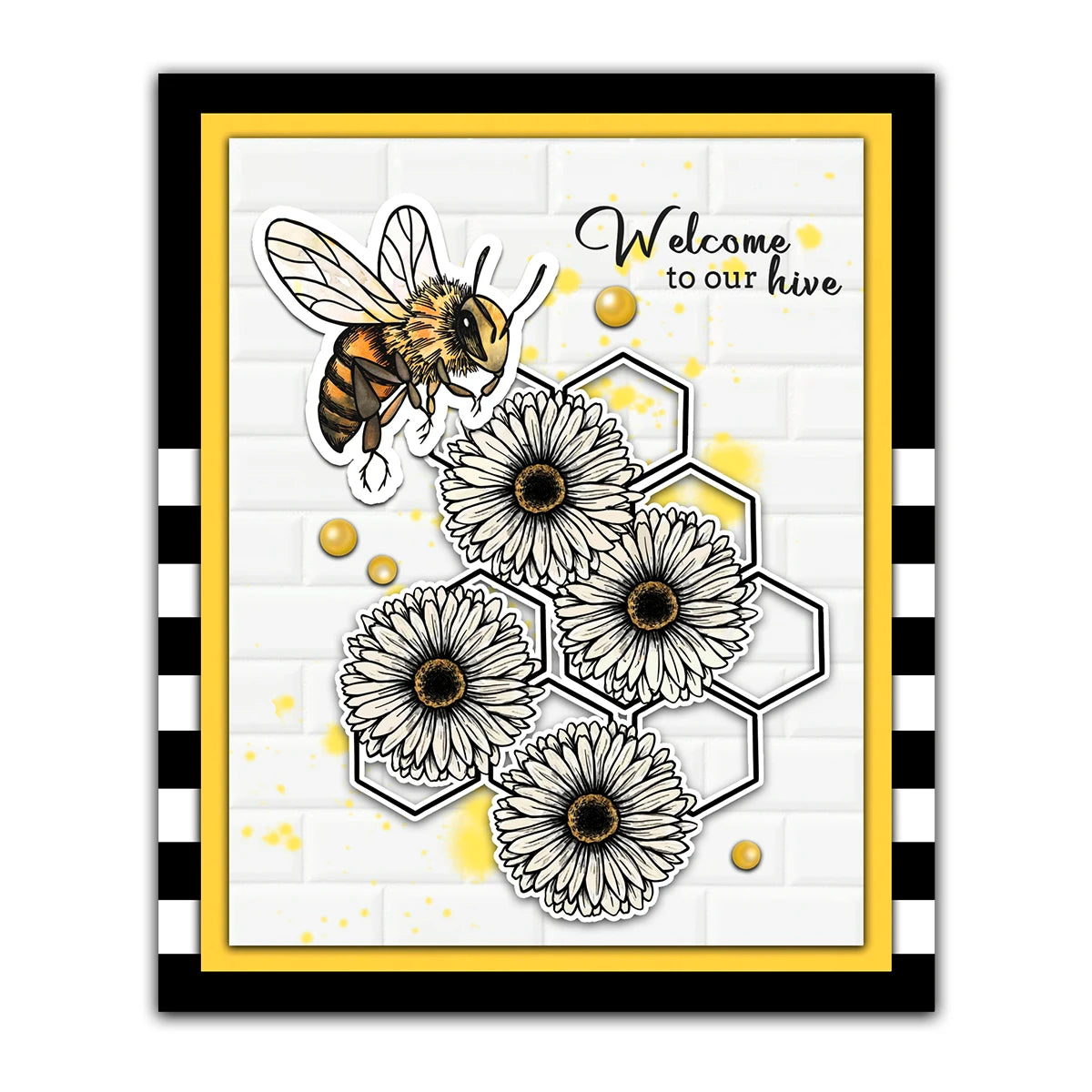 Sweet Honey Bees Transparent Stamps