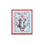 Adorable and Cute Valentine's Lovely Doggies Transparent Stamps, Dies, Stamp and Die Set (please order items separately)