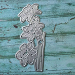 Stunning Daffodil Metal Cutting Die, Size on Photo