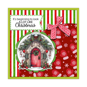 Joy to the World at Christmas Transparent Stamps, Stamp and Die Set (please order items separately)