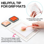 Versatile Photopolymer Grip Mat – Sticky Craft Mat for Stamp Positioning/Cardstock Stabilisation