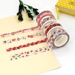 Divine Christmas Decorative Washi Tape, Various Designs, Width 15 mm, Length 10m, 1 Piece