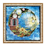 Beautiful Floral Moon Transparent Stamps