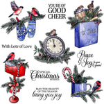 Lovely Good Cheer Transparent Stamps