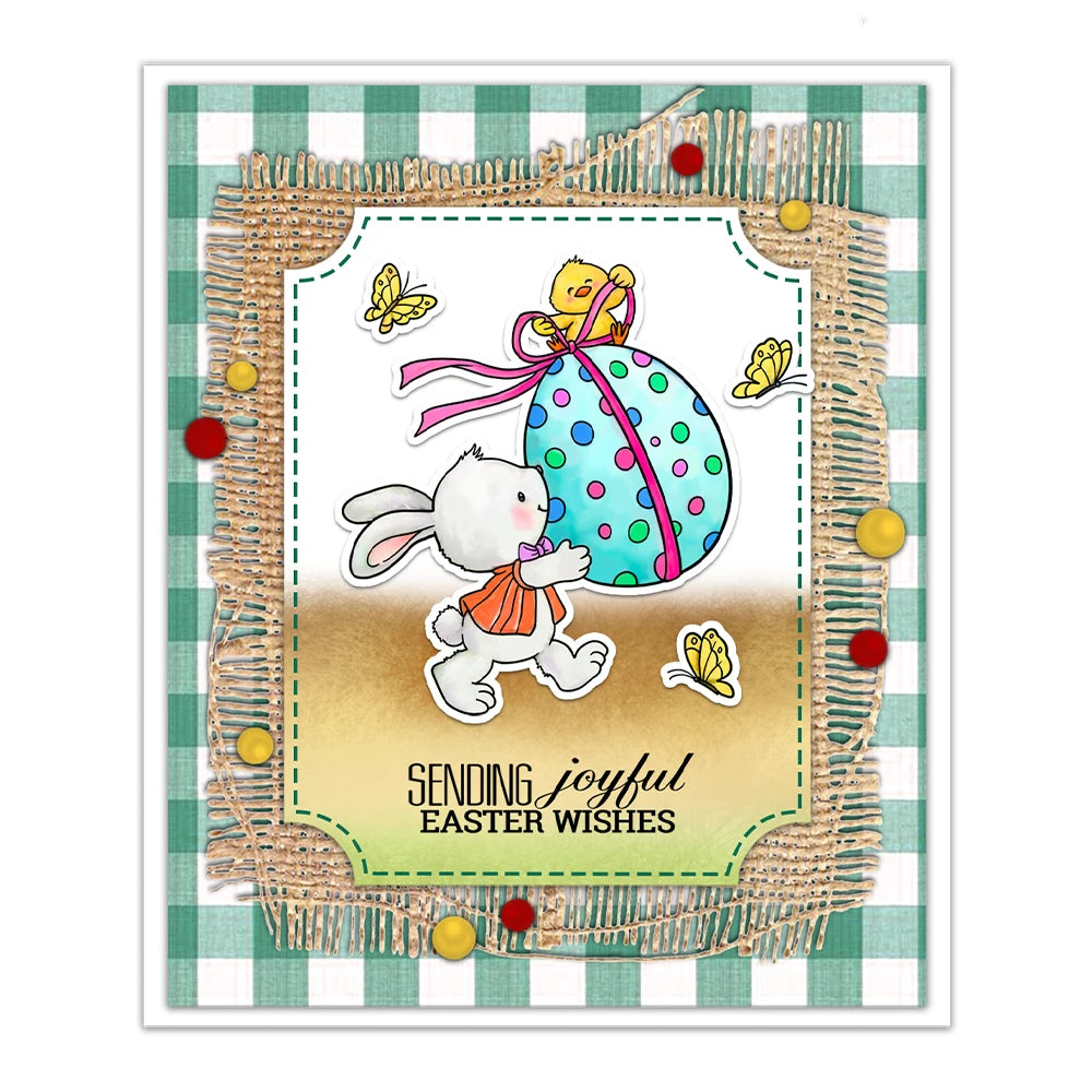 Sweet Easter Time Transparent Stamps/Stamp and Die Set (please order items separately as required)