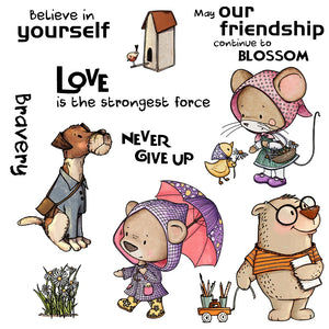 Cutest Animals Of Friendship Transparent Stamps