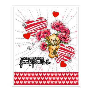 You Make My Heart Smile Transparent Stamps, Stamp and Die Set (please order items separately)