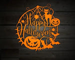 Eerie Halloween Sign Metal Cutting Die, 9.8 cm x 9.4 cm/3.85 in x 3.7 in