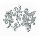 Four Gorgeous Leaves Metal Cutting Dies, 9.1 cm x 11.2 cm/3.6 in x 4.4 in