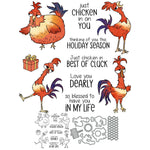 Comical Best of "Cluck" Transparent Stamps, Dies, Stamp and Die Set (please order items separately)