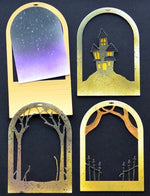 Halloween Archway Scenes Metal Cutting Dies, Various Designs to Choose From, Sizes on Photos