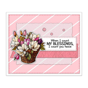 Stunning Magnolia Transparent Stamps