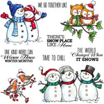 There's "Snow" Place Like Home Christmas Transparent Stamps, Stamp and Die Set (please order items separately)