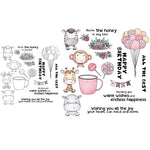 Cute You're The Honey In My Tea Transparent Stamps