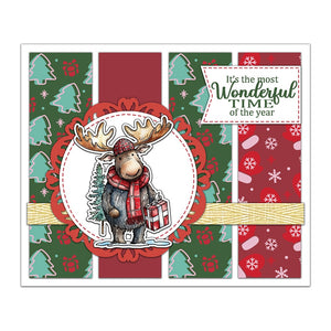 Winter Wonderful Christmastime Transparent Stamps, Stamp and Die Set (please order items separately)