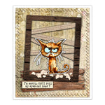 Cute Naughty Kitties Transparent Stamps, Stamp and Die Set (please order items separately)