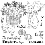 Beautiful Great Gift Of Easter Transparent Stamp