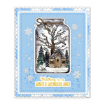 Dreaming of a White Christmas Transparent Stamps, Stamp and Die Set (please order items separately)