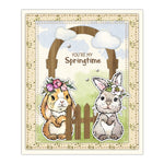 Cute Spring Whispers Of New Beginnings Transparent Stamps, Dies, Stamp and Die Set (please order items separately)