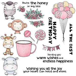 Cute You're The Honey In My Tea Transparent Stamps