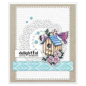 Beautiful Birdies in Spring Season Transparent Stamps