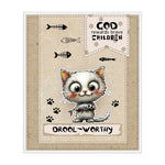 Funny Cats Sending Thanks Transparent Stamps, Dies, Stamp and Die Set (please order items separately)