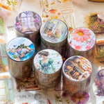 Adorable Collection of Beautiful Washi Tape, Various Designs, 50 mm x 2m