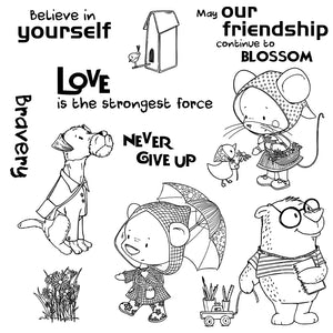 Cutest Animals Of Friendship Transparent Stamps