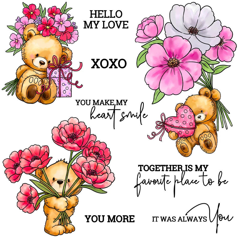 You Make My Heart Smile Transparent Stamps, Stamp and Die Set (please order items separately)