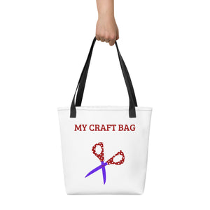 Unique Design Versatile "My Craft Bag" Tote