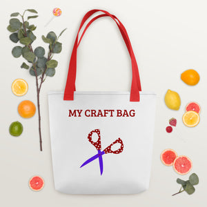 Unique Design Versatile "My Craft Bag" Tote