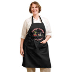 Uniquely Designed for "Craft World" Fun Organic Cotton Apron "Cooking & Crafting, Stirring Pots & Crafting Lots", Various Colours, Unisex, One size