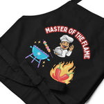 Uniquely Designed for "Craft World" Fun Organic Cotton Apron "Master Of The Flame", Various Colours, One size", Various Colours, One size