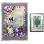 Gorgeous Lacey Photo Frame Metal Cutting Die, 15.1 cm x 10.8 cm/5.94 in x 4.25 in