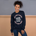 Cosy Uniquely Designed "Find Your Passion, Craft Your World"  Unisex Sweatshirt, Various Colours and Sizes (Size Guide Included)