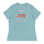 Unique Design Especially For "Craft World", Ladies "Crafting Is My Happy Place" Relaxed Fit Cotton T-Shirts, Various Colours/Sizes (size guide included)