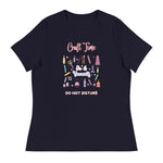 Unique Design Exclusively For "Craft World", Ladies "Craft Time, Do Not Disturb" Relaxed Fit Cotton T-Shirts, Various Colours/Sizes (size guide included)