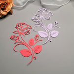 Enchanting Rose Metal Cutting Die, 7.1  cm x 10.2 cm/2.8 in x 4 in