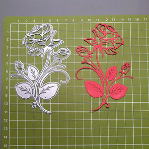 Enchanting Rose Metal Cutting Die, 7.1  cm x 10.2 cm/2.8 in x 4 in