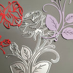 Enchanting Rose Metal Cutting Die, 7.1  cm x 10.2 cm/2.8 in x 4 in