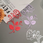 Enchanting Rose Metal Cutting Die, 7.1  cm x 10.2 cm/2.8 in x 4 in