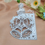 Christmas  Cheer Bell Metal Cutting Die, 10.7 cm x 11 cm/4.21 in x 4.33 in