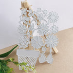 Flowerpot Full of Flowers Metal Cutting Die, 10.1 cm x 14.9 cm/3.97 in x 5.86 in