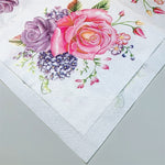 Rose Design Decoupage Paper, 33 cm x 33cm, 20 Pieces - Craft World 