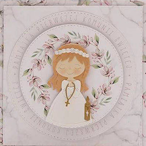 First Communion Girl/Boy Metal Cutting Dies, 7.2cm x 9.0cm/4.21 in x 4.53 in - Craft World 