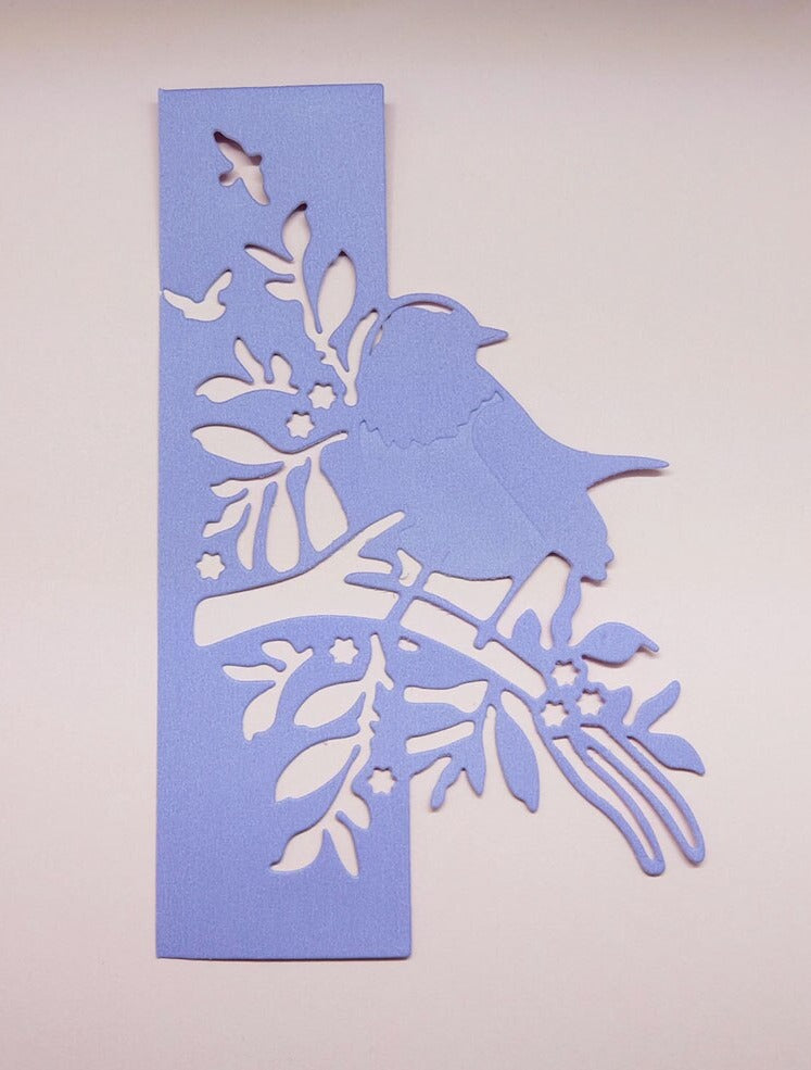 Pretty Bird on a Branch Metal Cutting Die, 8.4 x 13.5 cm/3.30 in x 5.31 in