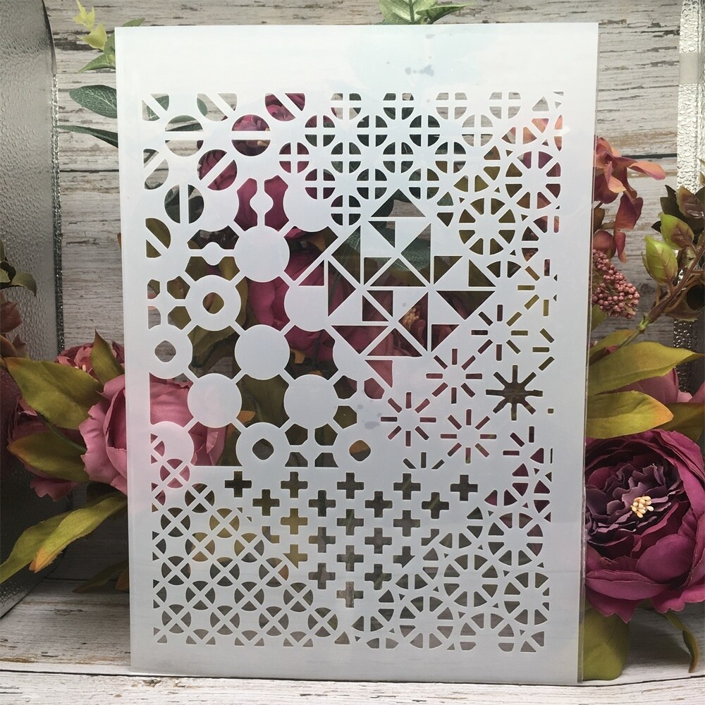 Beautiful Variety of Layering Stencils, A4 - Craft World 