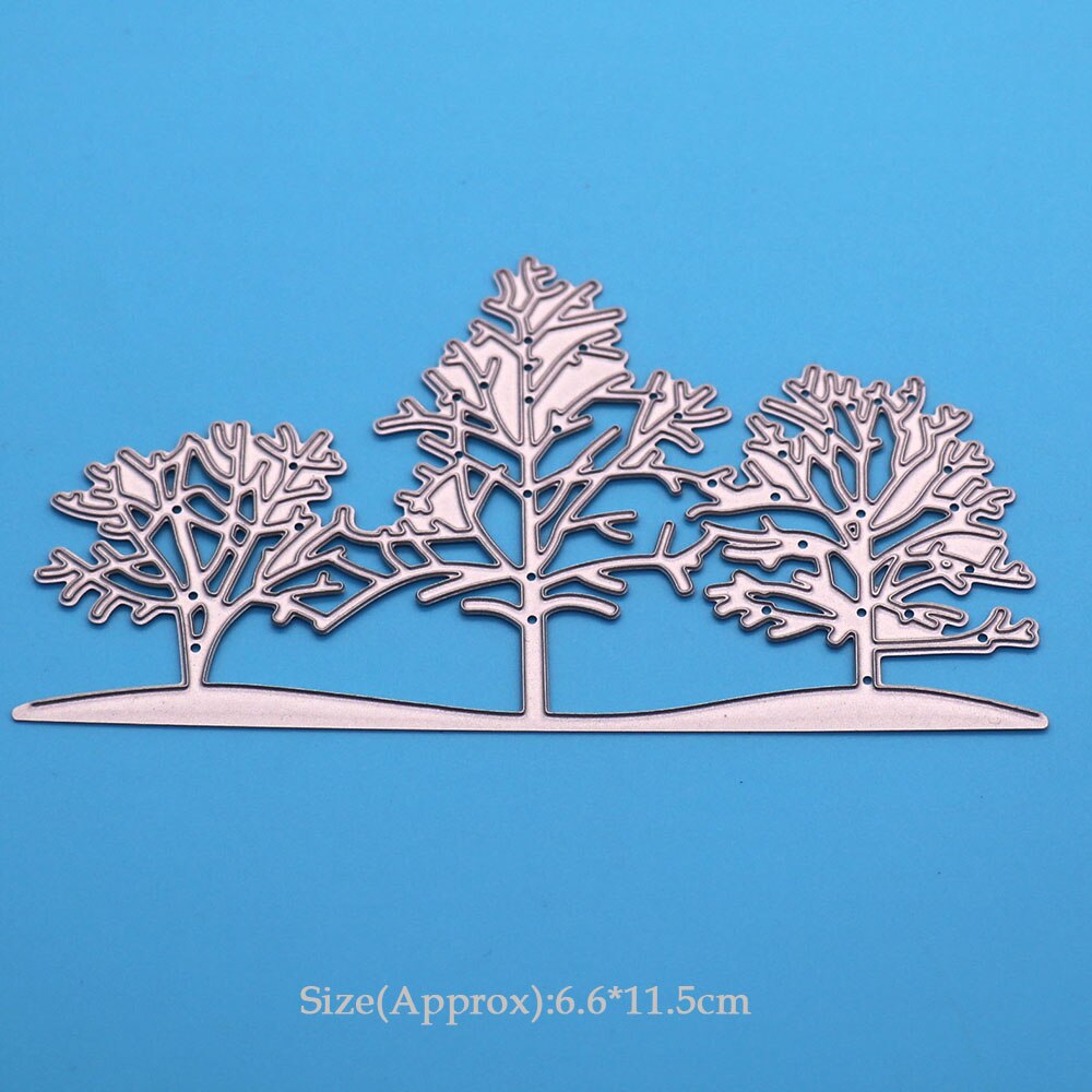 Majestic Trees Metal Cutting Dies, 6.6 cm x 11.5 cm/2.59 in x 4.52 in