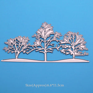 Majestic Trees Metal Cutting Dies, 6.6 cm x 11.5 cm/2.59 in x 4.52 in