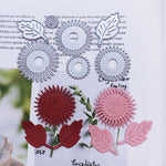 Magical Flower/Leaf Metal Cutting Die, 6.2 cm x 9.1 cm/2.4 in x 5.58 in